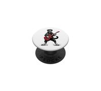 Rottweiler Che Suona La Chitarra PopSockets PopGrip Adesivo