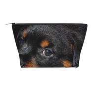 Rottweiler Cucciolo Animali domestici Piccoli cani Rottweiler, Borsa da toilette Borsa per trucco Borsa per cosmetici Borsa da toilette da viaggio portatile