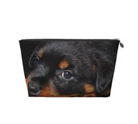 Rottweiler Cucciolo Animali domestici Piccoli cani Rottweiler, Borsa da toilette Borsa per trucco Borsa per cosmetici Borsa da toilette da viaggio portatile