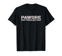 Rottweiler Dad Dog Lover Canine Parent Maglietta