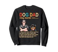 Rottweiler Dog Dad Definition for Daddy Funny Fathers Day Felpa
