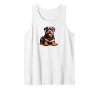 Rottweiler Dog Lover Art Canotta