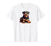 Rottweiler Dog Lover Art Maglietta