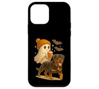 Rottweiler Halloween Ghost Walking Rottweiler Dog Custodia per iPhone 12 mini