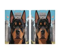 Rottweiler Porta passaporto per passaporto da viaggio portafoglio organizer per documenti da viaggio porta carte di credito copertura passaporto