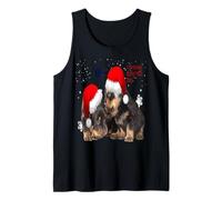 Rottweiler Pronto per Le Vacanze Un Cucciolo di Primo Natale Canotta