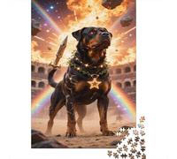 Rottweiler Puzzle 1000Pcs Antica Arena Jigsaw Puzzle Edugattoivo Puzzle Idea Regalo Gioco Familiare Per Adulti 1000pcs (75x50cm)