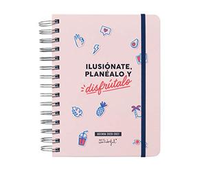 Rotu Agenda 2020-2021 Giorno per pagina - Eccita, pianifica - 19,5 x 15 cm