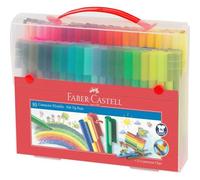Rotulador Connector Maletín 92 pezzi Faber-Castell Gioco Regalo
