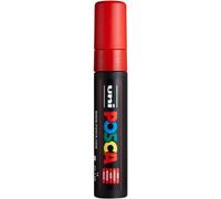 Marcatore uni posca pc17k punta scalpello 15mm rosso - Z11500
