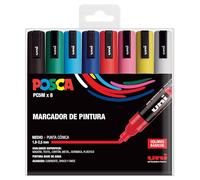 Set di Pennarelli Uni-Ball POSCA Basic PC-5M Multicolore 8 Pezzi (8 Unità)