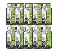 Rotyroya 10 shampoo per estratto di piante di zenzero da 20 ml contro la caduta dei capelli, shampoo antistripping allo zenzero, estratto di piante naturale di zenzero, shampoo per la crescita dei