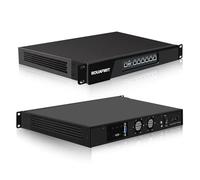 ROUAFWIT 1U Cabinet Firewall Appliance, N100, W-11Pro, OPNsense, VPN, Network Rackmount, 6 x 226-V 2.5GbE LAN, VGA, HD, Console, USB3.0, DDR5 8G RAM 64G SSD