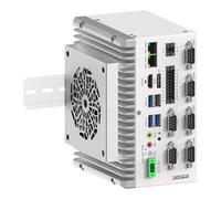 ROUAFWIT Industrial Mini PC Fanless Embedded Computer Core i3 1215U Dual LAN 6COM 16Pin GPIO 4USB 4K Display Auto Power On DDR4 0G RAM 0G SSD