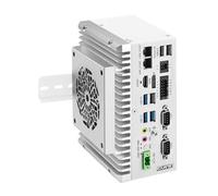 ROUAFWIT Industrial Mini PC Fanless Embedded Computer i3 1215U Dual LAN 2COM 8Pin GPIO 6USB DP+HD 4K60Hz Dual Display Auto Power On DDR4 32G RAM 1TB SSD