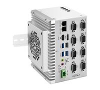 ROUAFWIT Industrial Mini PC Fanless Embedded Computer i3 1215U Dual LAN 8COM 4USB DP+HD 4K60Hz Dual Display Auto Power On DDR4 32G RAM 1TB SSD