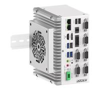 ROUAFWIT Industrie Mini PC Lüfterlos Fanless Embedded Computer i3 1215U Dual LAN 6COM 8Pin GPIO 4USB3.2 DP+HD 4K Display Auto Power On DDR4 8G RAM 128G SSD, Barebone