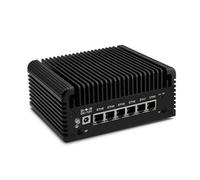 ROUAFWIT Micro Firewall Appliance, Mini PC, 12th Gen Core i3 N355 (Upgraded N305), Lüfterlos OPNsense Soft Router, DDR5 8G RAM 256G SSD, 6 x 2.5GbE I226-V, 3 Display, TF, Type-C