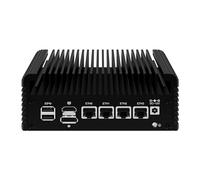 ROUAFWIT Micro Firewall Mini PC Core i3 N305 12TH Gen 8C/8T Fanless, Router Appliance Computer, Supporto Win, OPNsense, 4 x 2.5Gbe i226-V, Barebone, NO RAM NO Storage, NO System