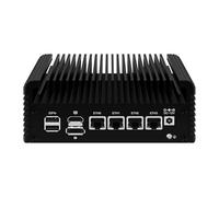 ROUAFWIT Micro Firewall N150 Fanless Mini PC, Router Appliance Computer, Support OS, OPNsense, 4 x 2.5Gbe i226-V, TF, AES-NI, Barebone, NO RAM NO Storage, NO System