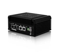 ROUAFWIT Mini PC Dual 10GbE SFP+ Firewall Appliance, N150 10Gigibit Micro Hardware Computer, 2 x i226V 2.5GbE Port, DDR5 8G RAM 512G NVME SSD, 2 Display, Type-C, TF, SPK/MIC