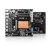 ROUAFWIT NAS Motherboard Core i3 1115G4, 6 x SATA3.0, 2 x M.2 NVMe, 2 x DDR4, 17x17 Mini-TX NAS Board, PCI-Ex4 slot, 4 x I226v 2.5 GbE, Micro Appliance NAS Board, 8GB RAM 128GB SSD