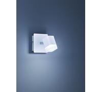 ROUBAIX SPOT LED 3,5W 400lm, 3000K SINGOLO QUADRATO METALLO BIANCO L.10CM