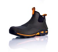 Rouchette Stivali in neoprene Clean Wild da uomo, a mezza altezza, impermeabili, antiscivolo, marrone, 44 EU