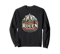 Rouen Francia Città delle Cento Guglie Felpa