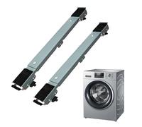 Roues Mobiles Renforcées - Support en Acier Réglable | Base de Transport Solide avec Structure, Déplacement Lave-Linge Sèche-Linge Réfrigérateur, Plateforme Mobilité pour Meubles Lourds