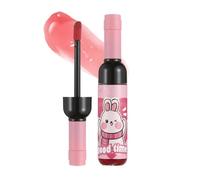 Rouge à lèvres liquide bouteille de vin - Teinture mate longue durée - carnagione idratante imperméable - Vernis à lèvres léger anti-taches pour rendez-vous et fêtes - Maquillage au vin rouge