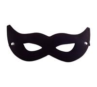 Rouge - maschera per occhi aperta - vera pelle - nero
