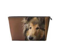 Rough Collie Lassie Cani Grandi cani soffici Animali domestici, Borsa da toilette Borsa per trucco Borsa per cosmetici Borsa da toilette da viaggio portatile