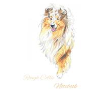 Rough Collie Watercolor Dreams: A beautifully designed college journal featuring artistic Rough Collie watercolor artwork for dog lovers and creative minds