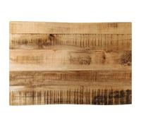 Rough Mango Solid Wood Table Top, 50 x 40 x 3,8 cm Live Edge, finitura naturale, Slab in legno per desk, cucina, Dining