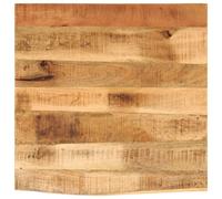 Rough Mango Wood Table Top, 40 x 40 x 2,5 cm, Solid Edge, finitura naturale, quadrato in legno