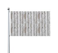 Roughed Up - Bandiere verticali bianche per casa da cortile, 0,9 x 1,5 m, con occhielli, decorazioni per interni ed esterni, feste per la casa