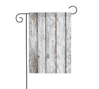 Roughed Up White Vertical Boards Garden Flag 30x45cm Verticale Double Sided Fattoria Vacanze Decorazioni Esterne Bandiera Cortile