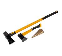 Roughneck Legno Taglio & Separatore Set 3 Pezzi Mazza Ascia E Zeppa ROU65501