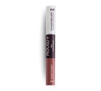 Rougj 2 in 1 Thin&Shine Rossetto liquido lunga tenuta e lip gloss volumizzante e idratante colore 01 Nude