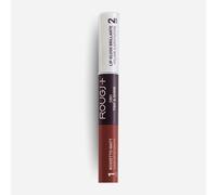 Rougj 2 in 1 Thin&Shine Rossetto liquido lunga tenuta e lip gloss volumizzante e idratante colore 02 Nude Brown
