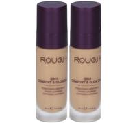 Rougj+ 2In1 Comfort & Glow 24H Fondotinta Idratante Luminoso Colore 04