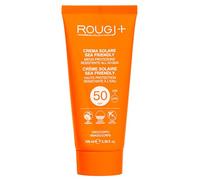 Rougj Crema Solare 50+ SPF Corpo Viso 100 ml - Protezione Solare, Resistente all’Acqua, Adatta a Pelli Sensibili - Senza Profumo, Dermatologicamente Testata - Made in Italy
