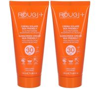 ROUGJ+ Crema Solare Alta Protezione Spf 30 Set da 2 2x100 ml Crema