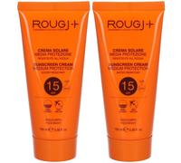ROUGJ+ Crema Solare Media Protezione SPF15 Set da 2 2x100 ml Crema sol