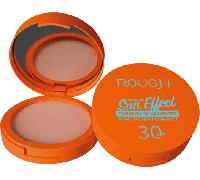 Rougj Sun Effect Fondotinta Compatto, SPF 30, Tonalità N.2, Protezione Solare