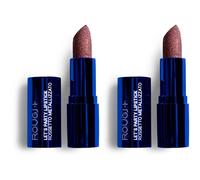 Rougj Let's Party Lipstick Nude Gold 2x1 St