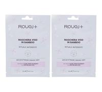 Rougj+ Maschera Viso Bamboo Rituale Intensivo 2x18 ml