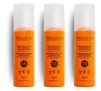 Rougj Protezione Solare SPF15 per pelli sensibili 3x200 ml