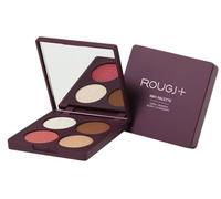 Rougj Smart Beauty 4in1 Palette Viso & Occhi - Contouring Viso in Polvere con Blush e Illuminanti, Mini Palette Compatta per Scolpire, Illuminare e Valorizzare l’Incarnato - Made in Italy